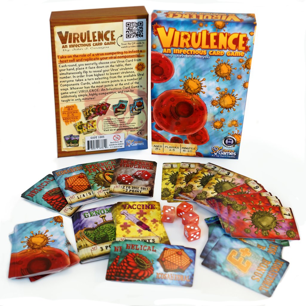 photo of virulence card game